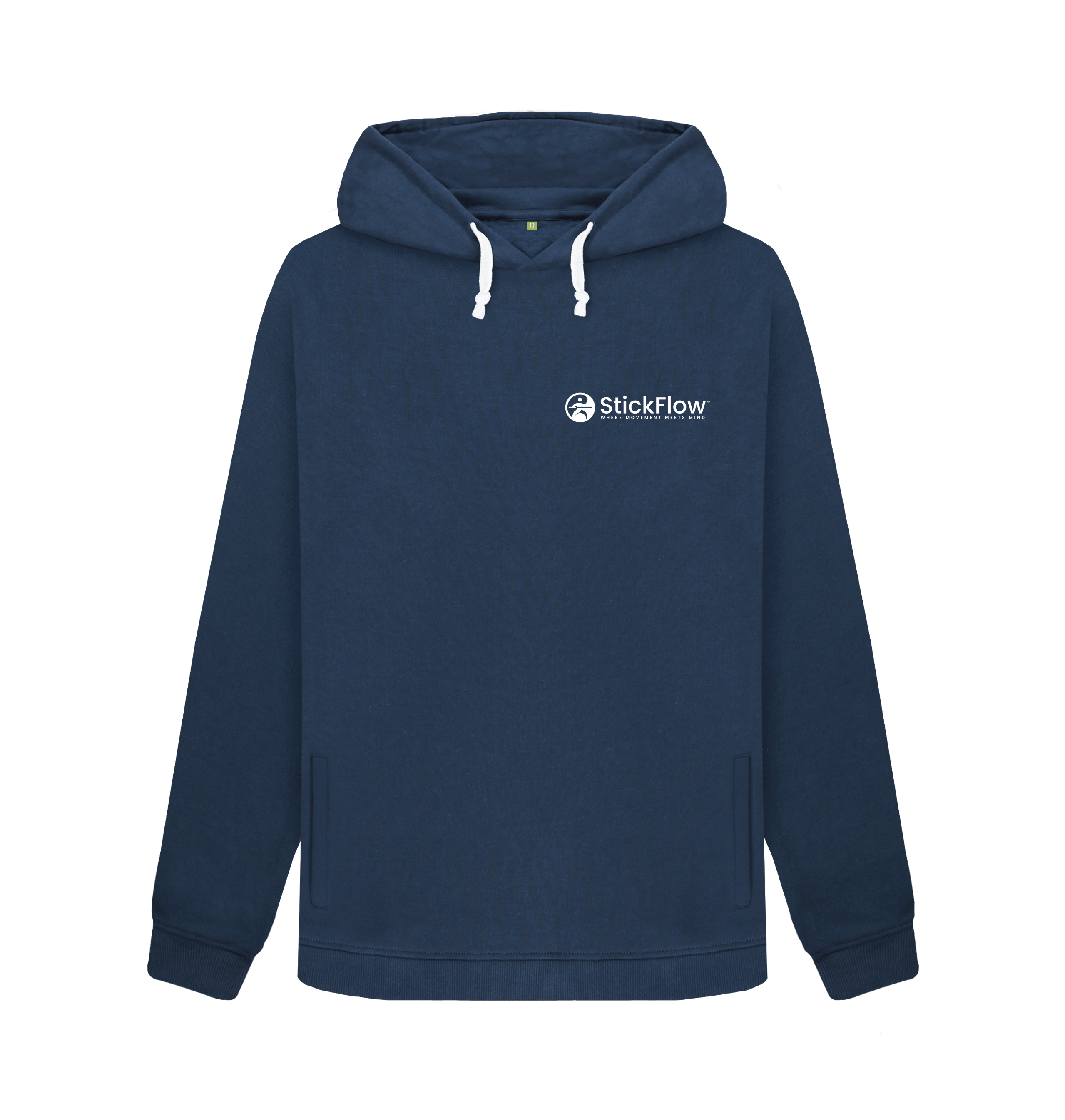 Navy Blue Printed Sweater Front