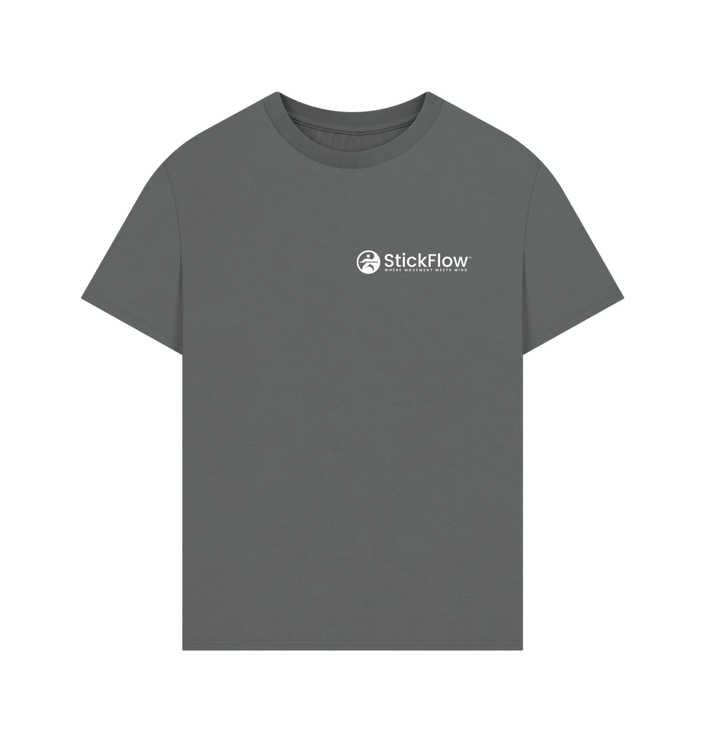 Slate Grey Printed T-shirt Front