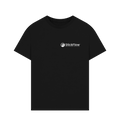 Black Printed T-shirt Front