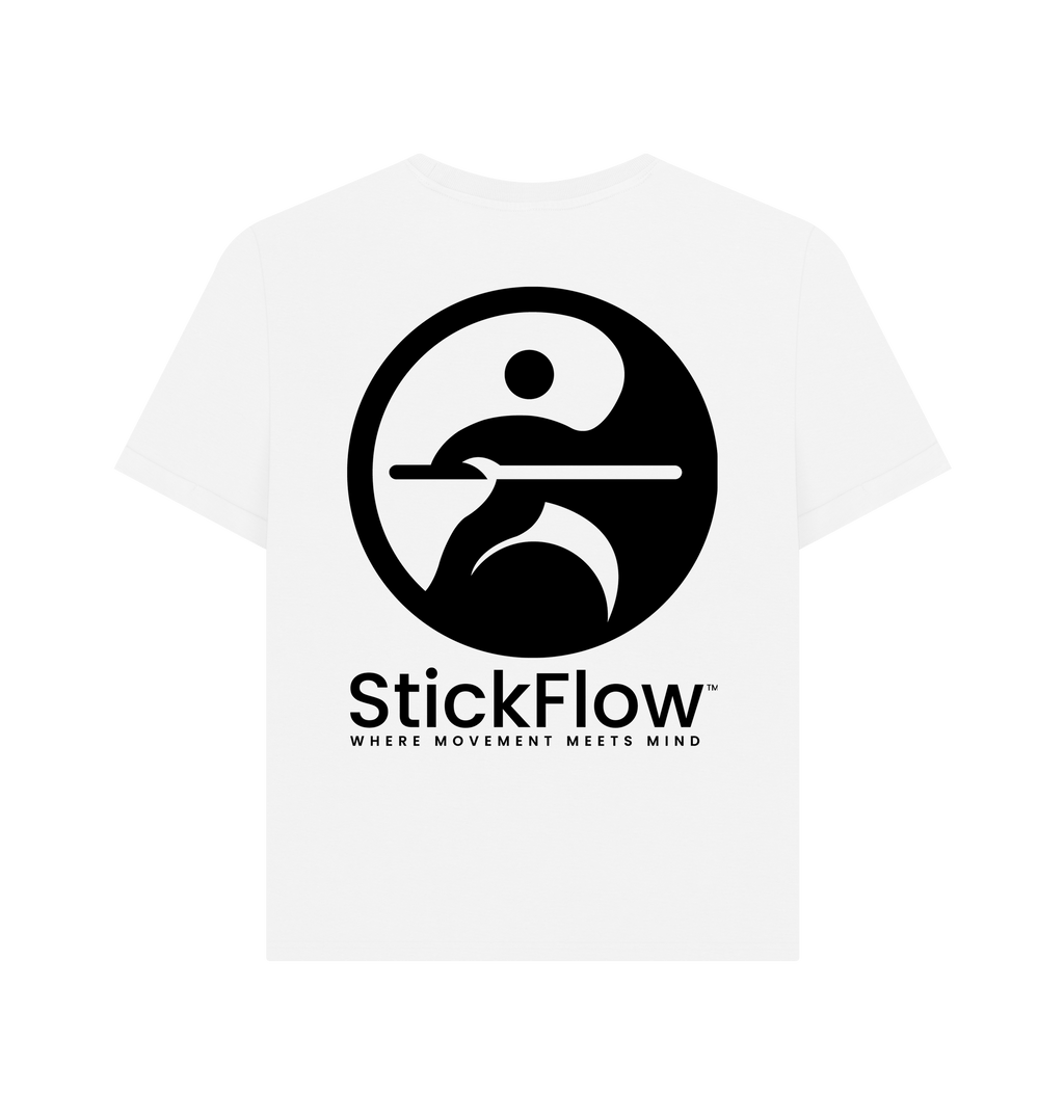 White Printed T-shirt Back