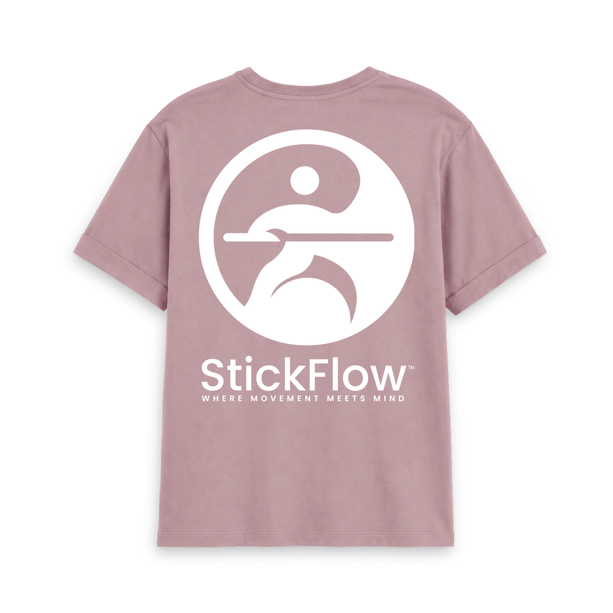 Mauve Printed T-shirt Back