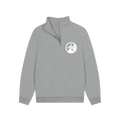Athletic Grey Printed Sweater Front