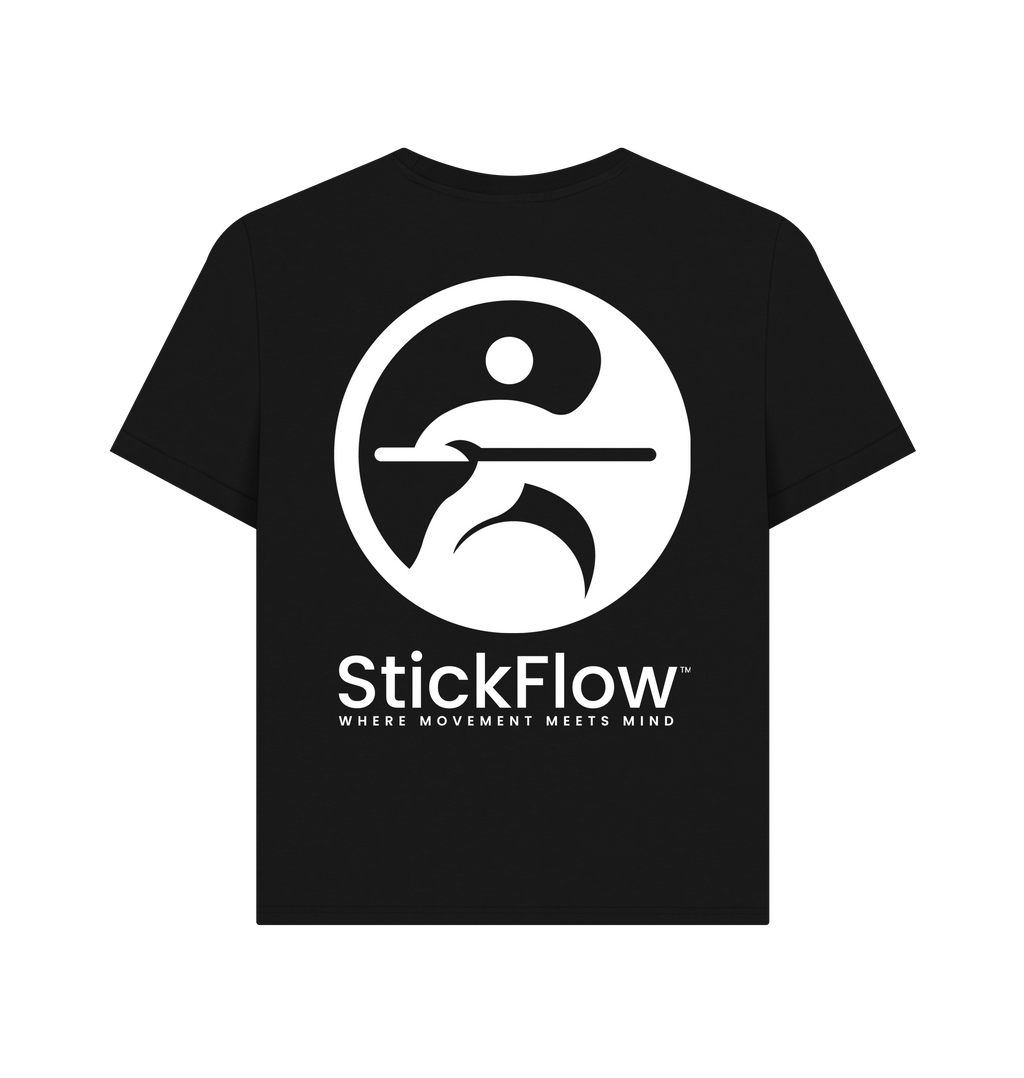 Black Printed T-shirt Back