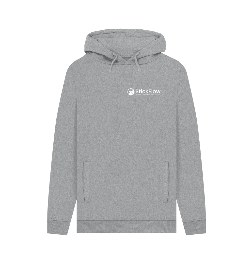 Light Heather Printed Hoody Front