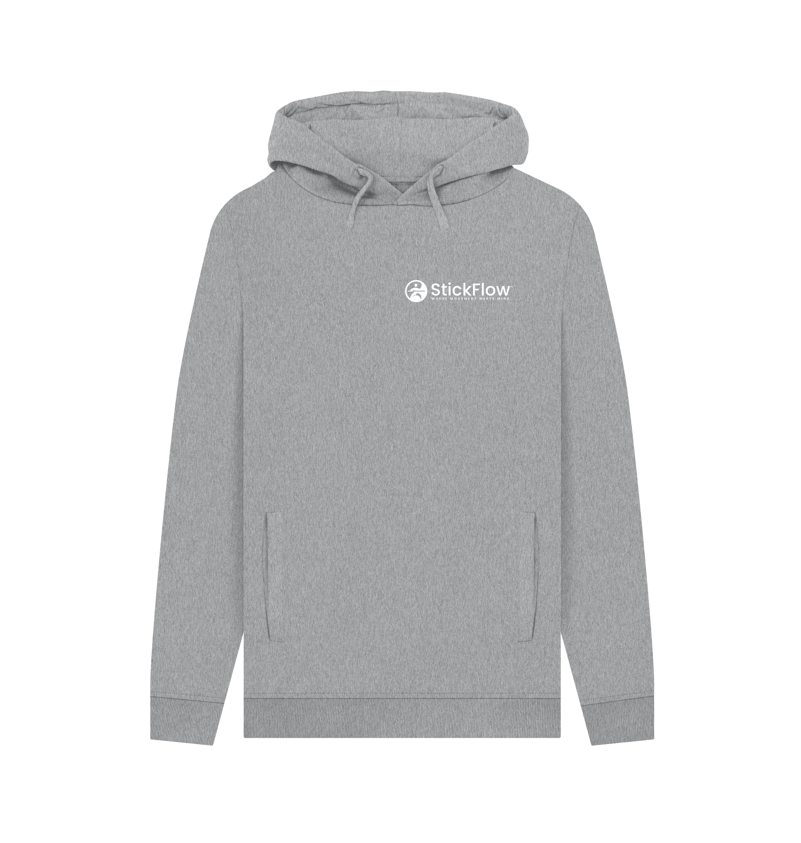 Light Heather Printed Hoody Front