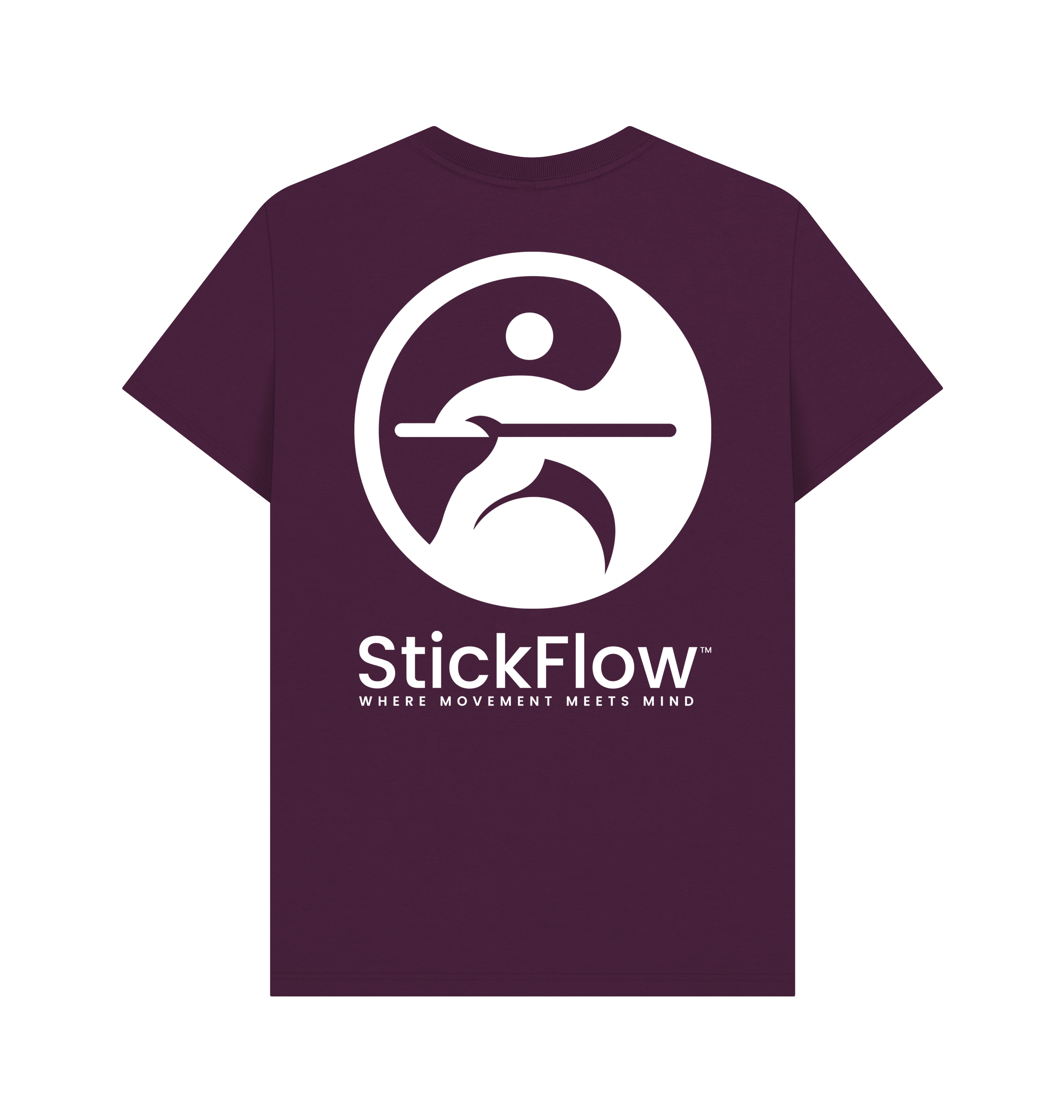 Purple Printed T-shirt Back
