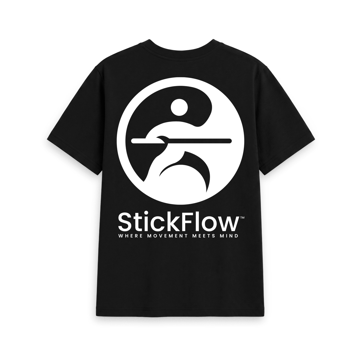 Black Printed T-shirt Back