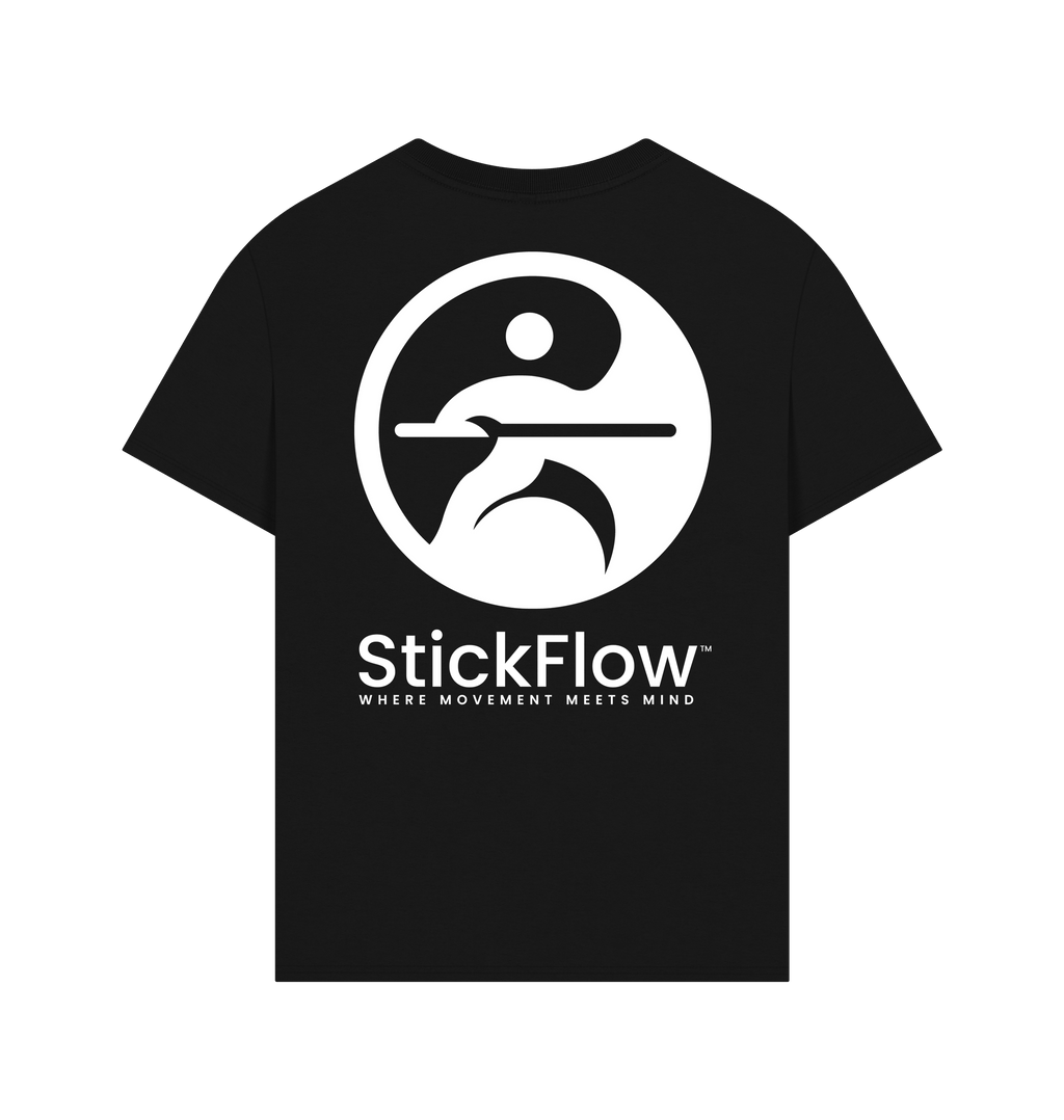 Black Printed T-shirt Back