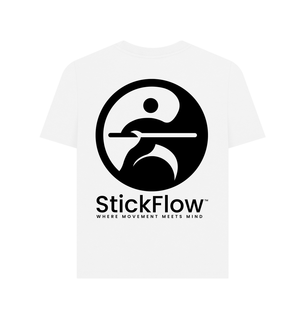 White Printed T-shirt Back