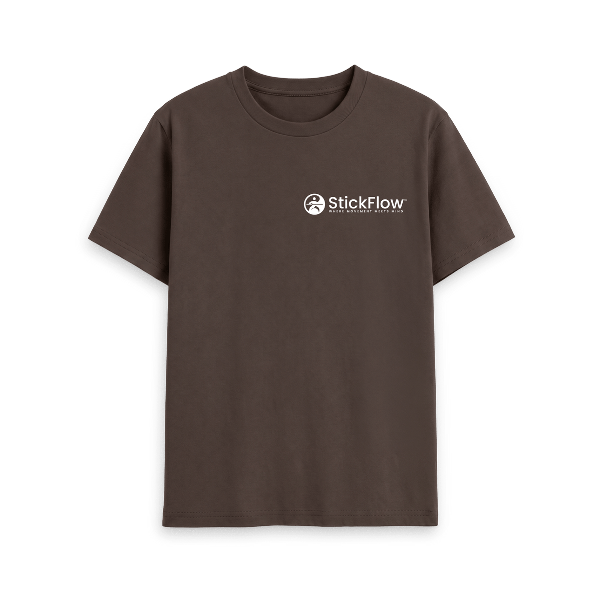 Chocolate Printed T-shirt Front