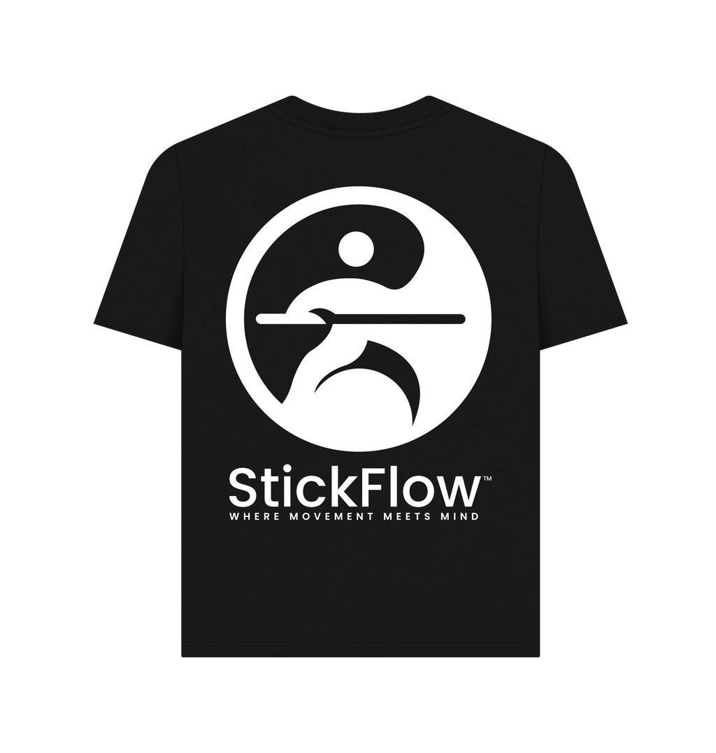 Black Printed T-shirt Back