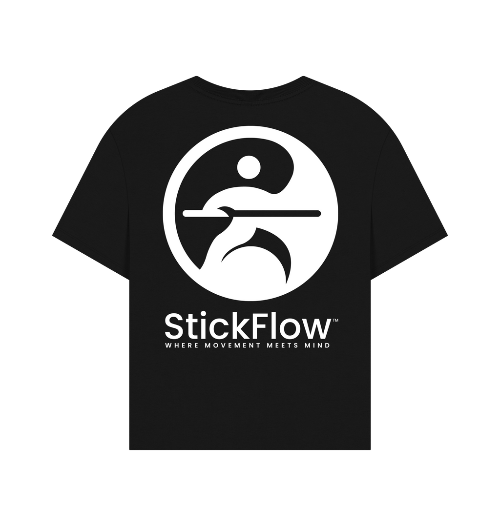 Black Printed T-shirt Back