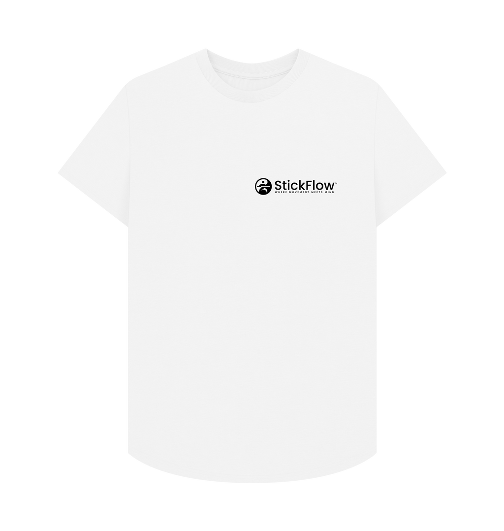 White Printed T-shirt Front