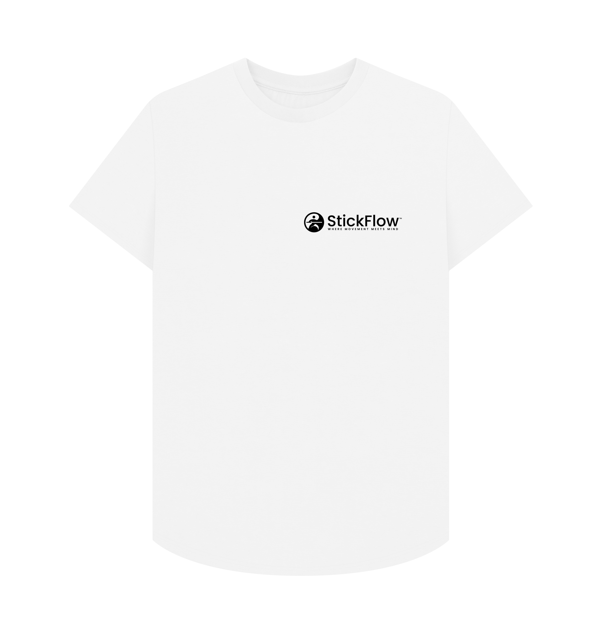 White Printed T-shirt Front