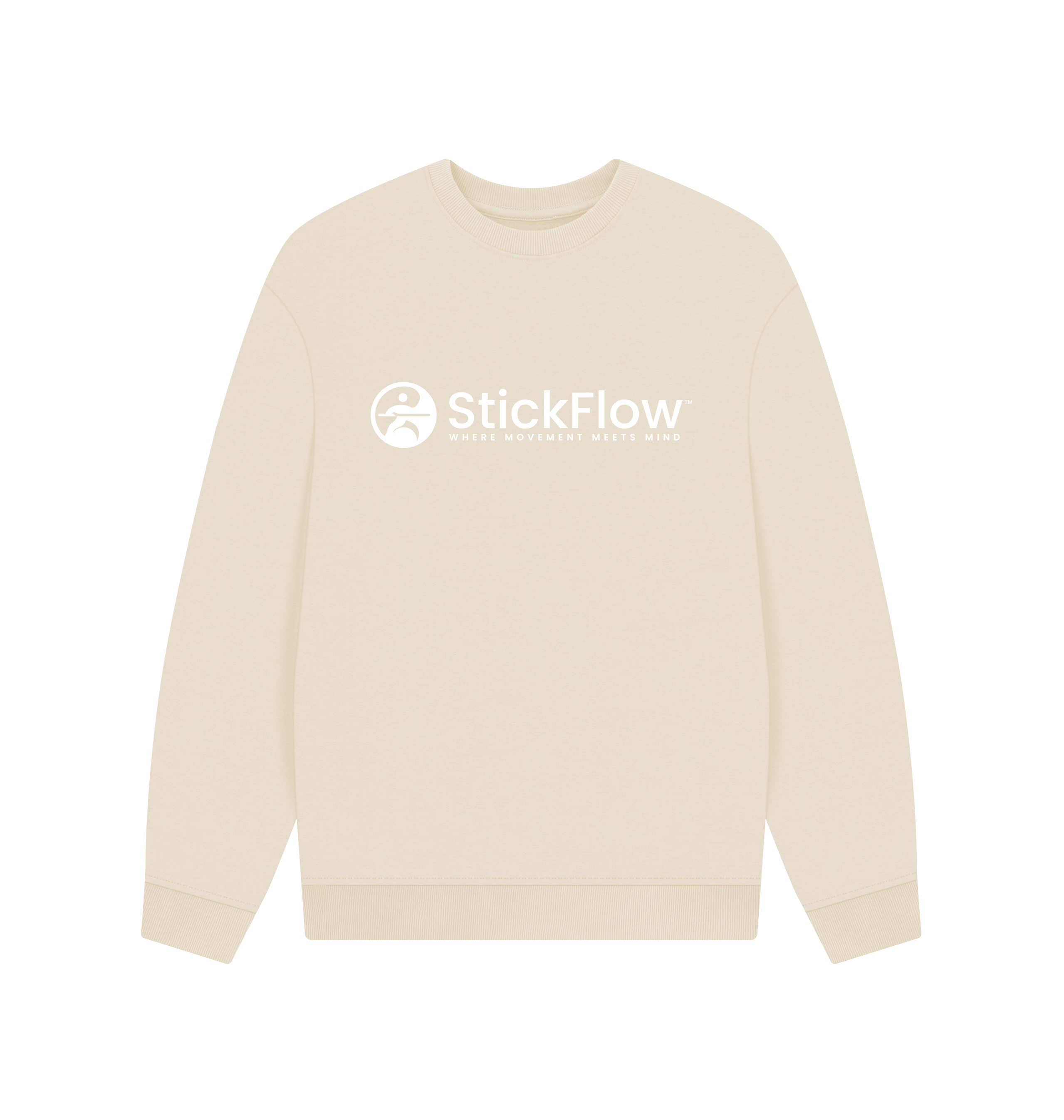 Oat Printed Sweater Front