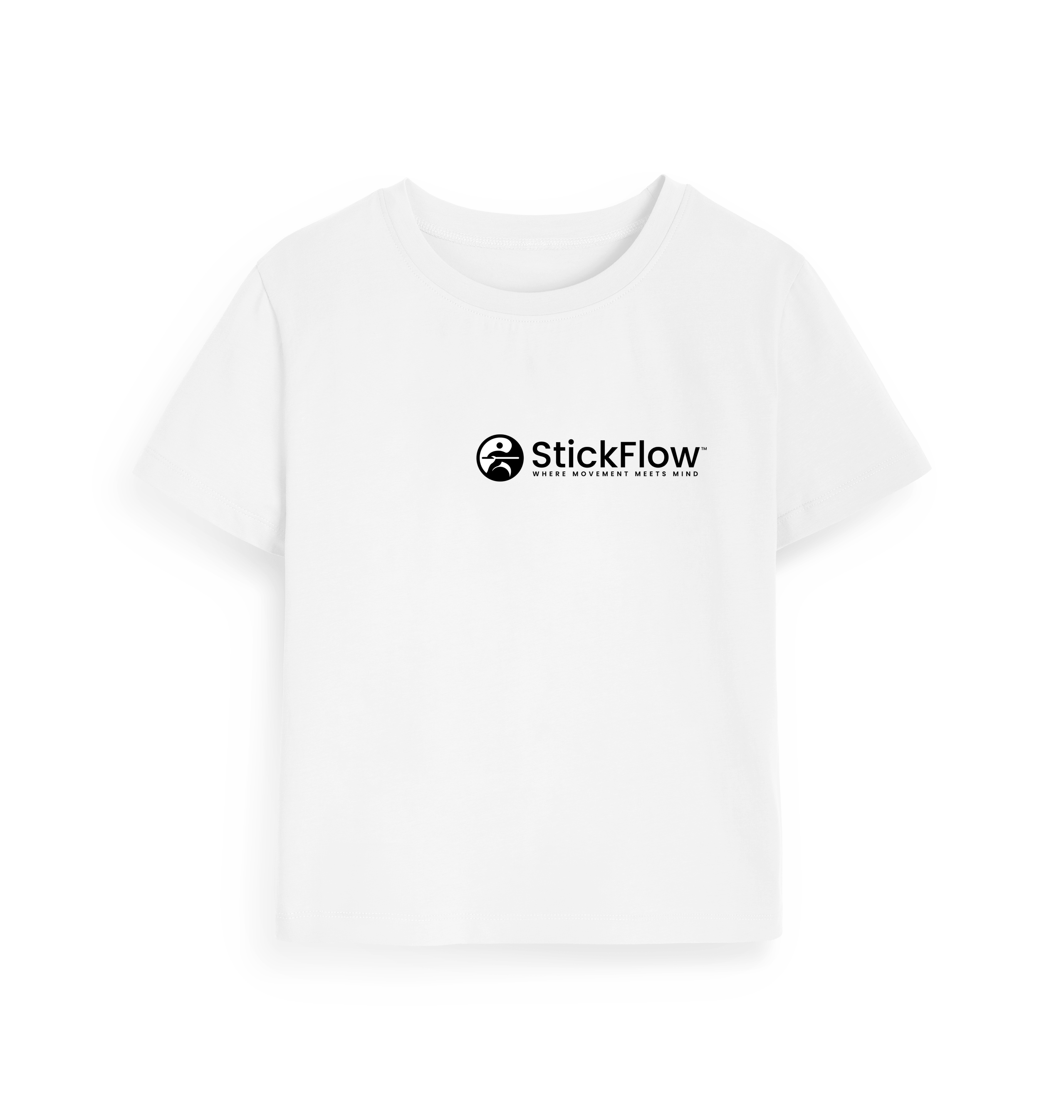 White Printed T-shirt Front