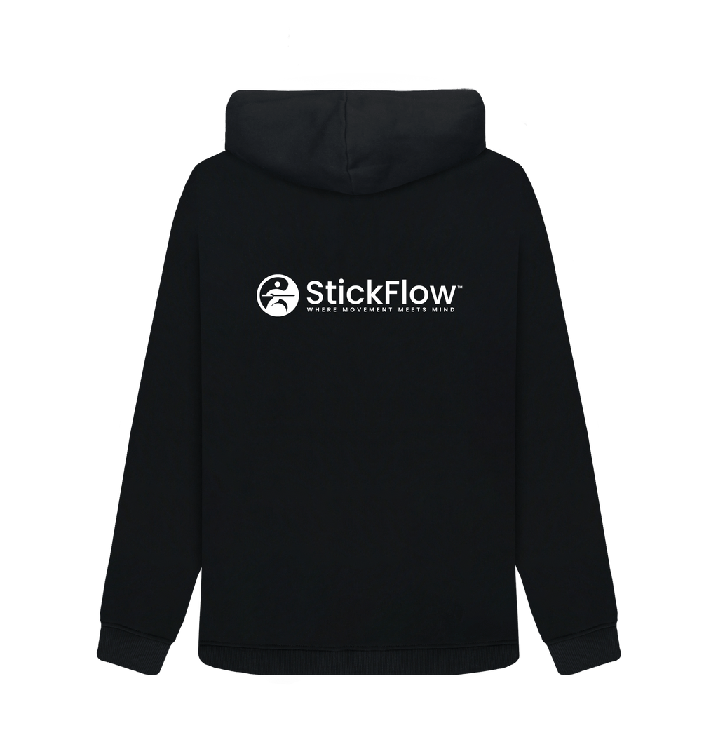 Black Zip hoody Back