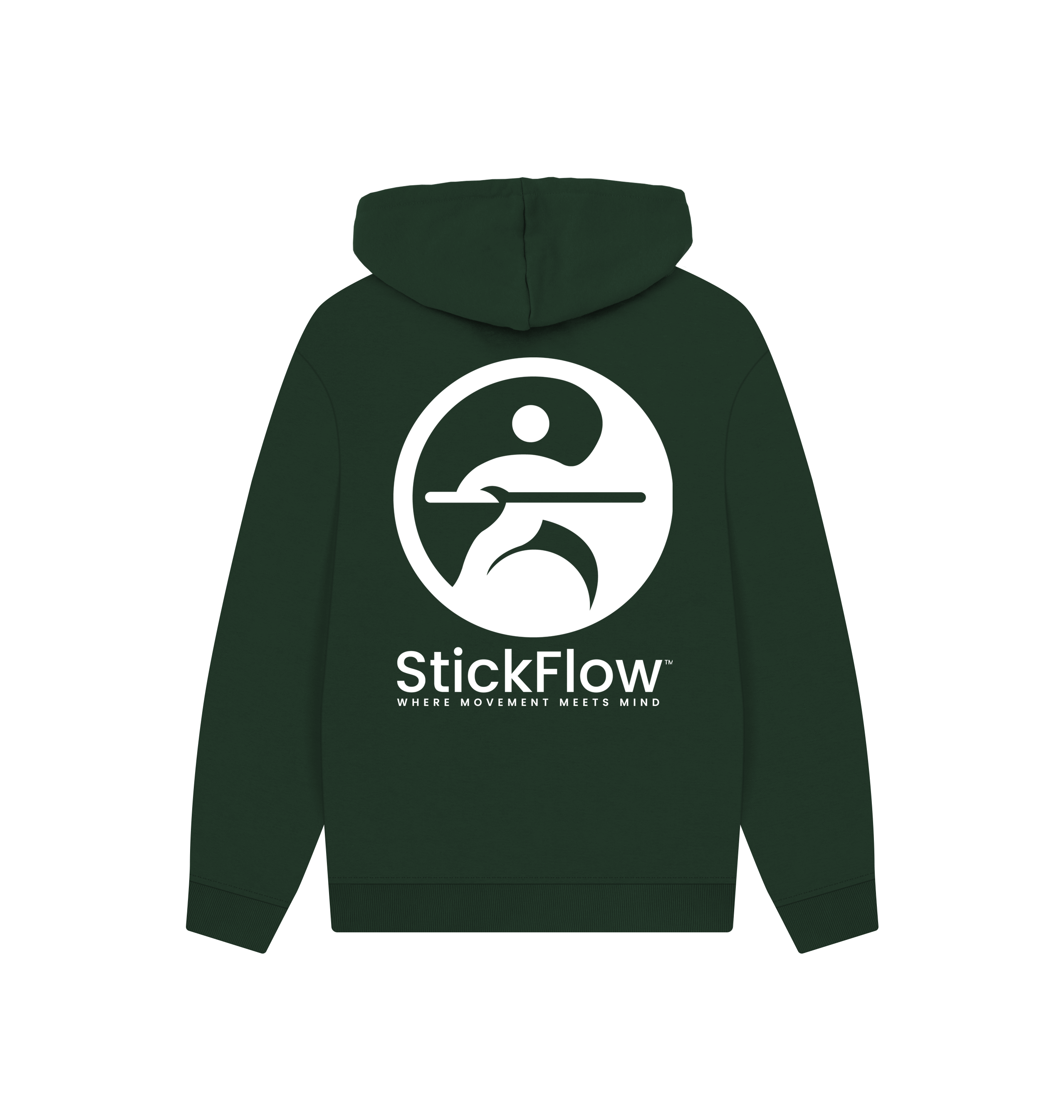Evergreen Printed Hoody Back