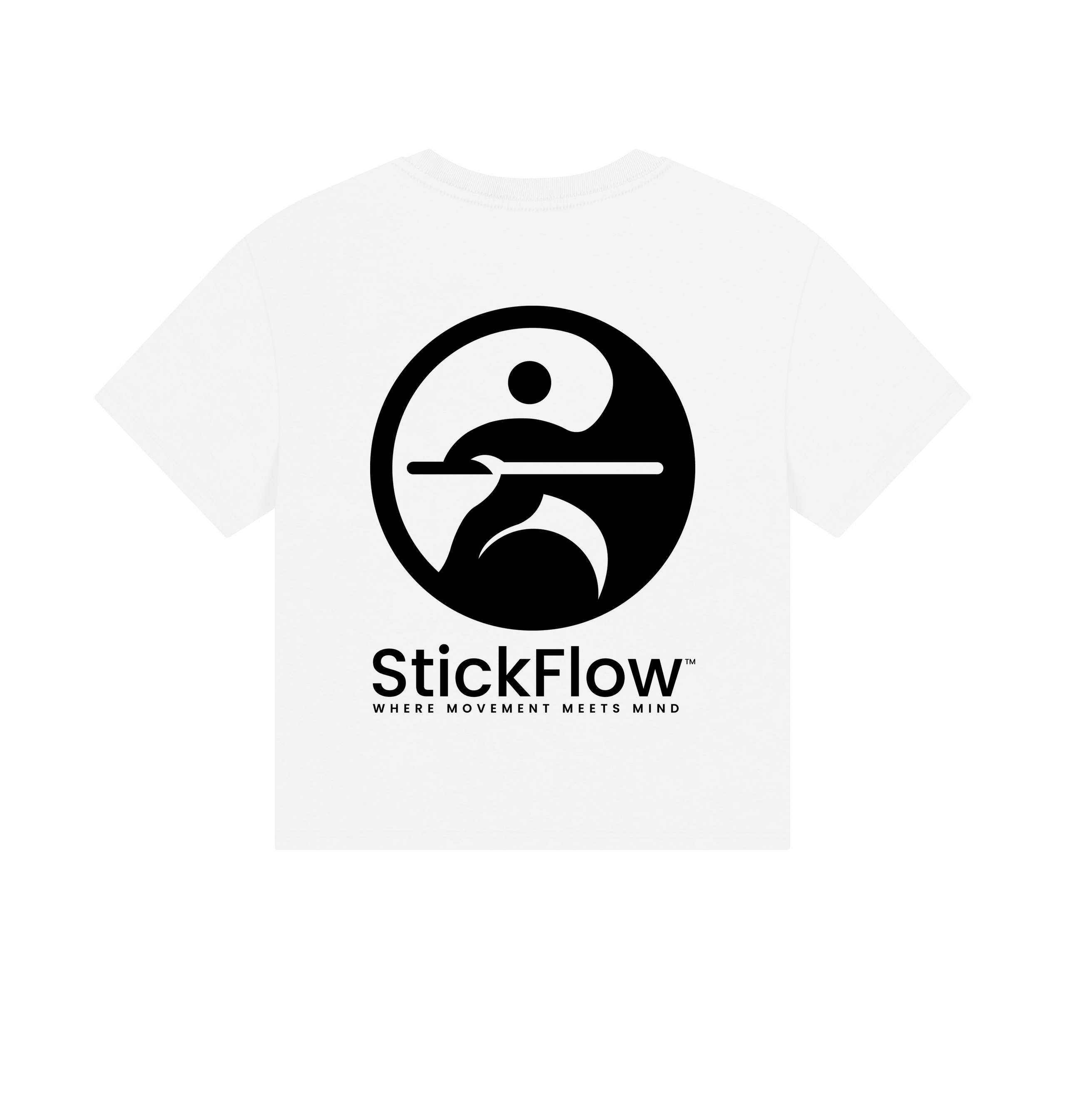 White Printed T-shirt Back