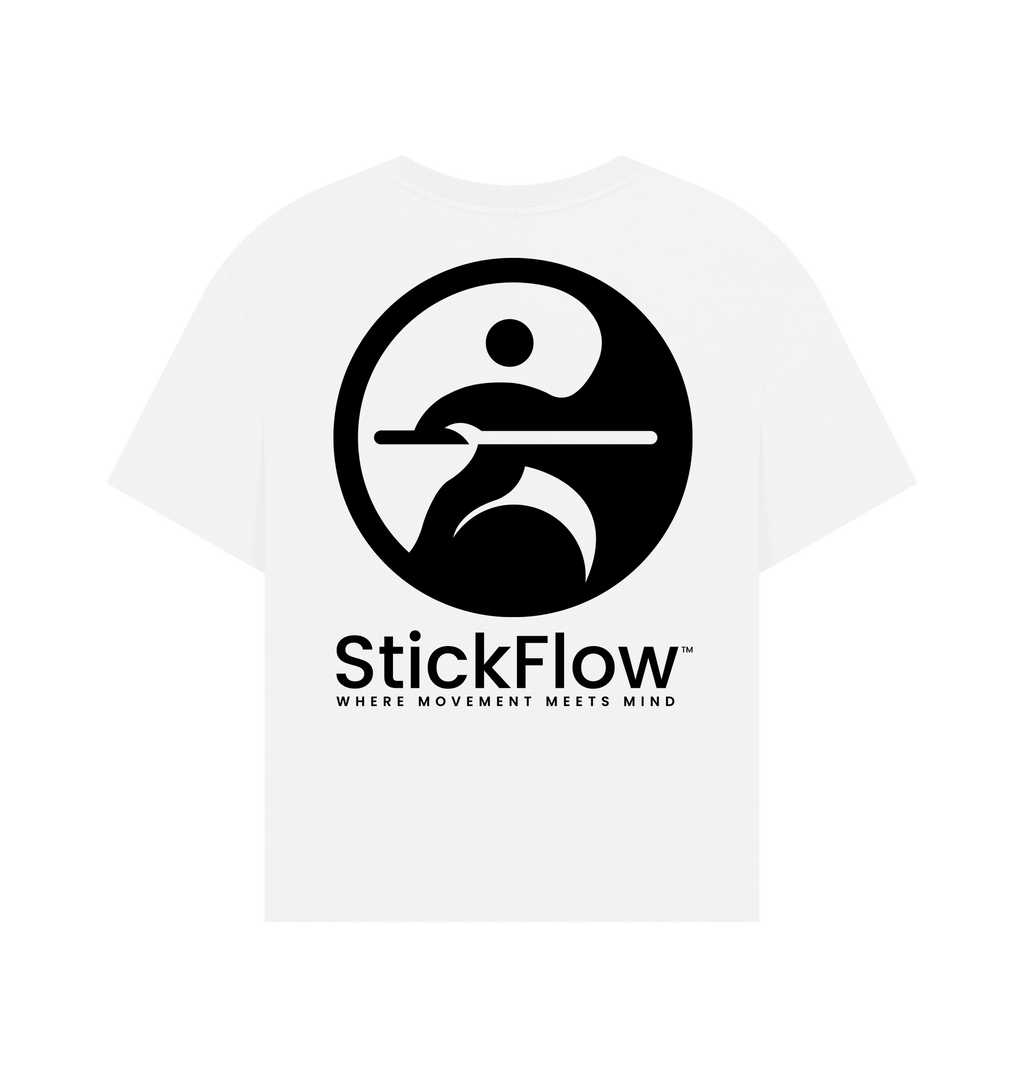 White Printed T-shirt Back