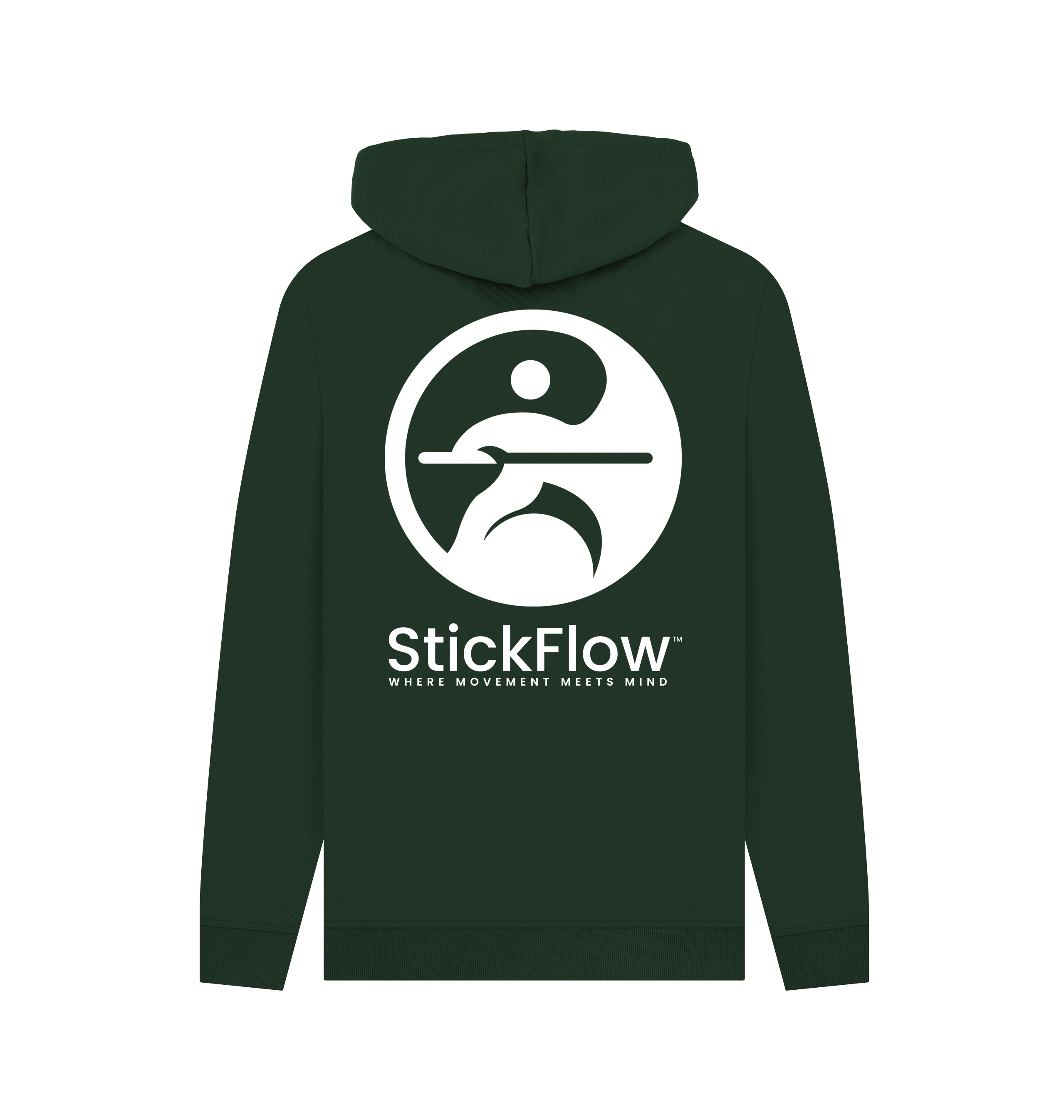 Evergreen Printed Hoody Back