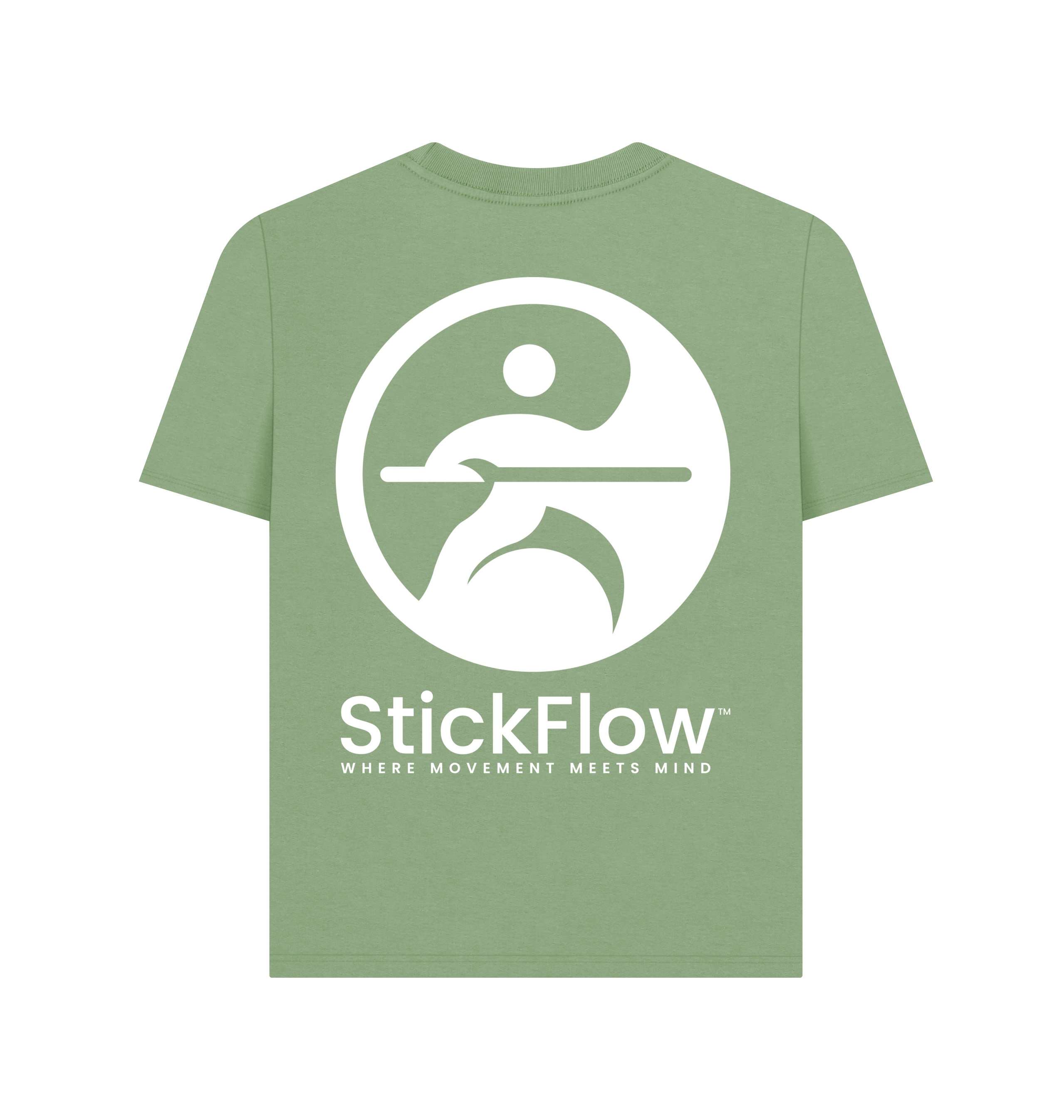 Sage Printed T-shirt Back