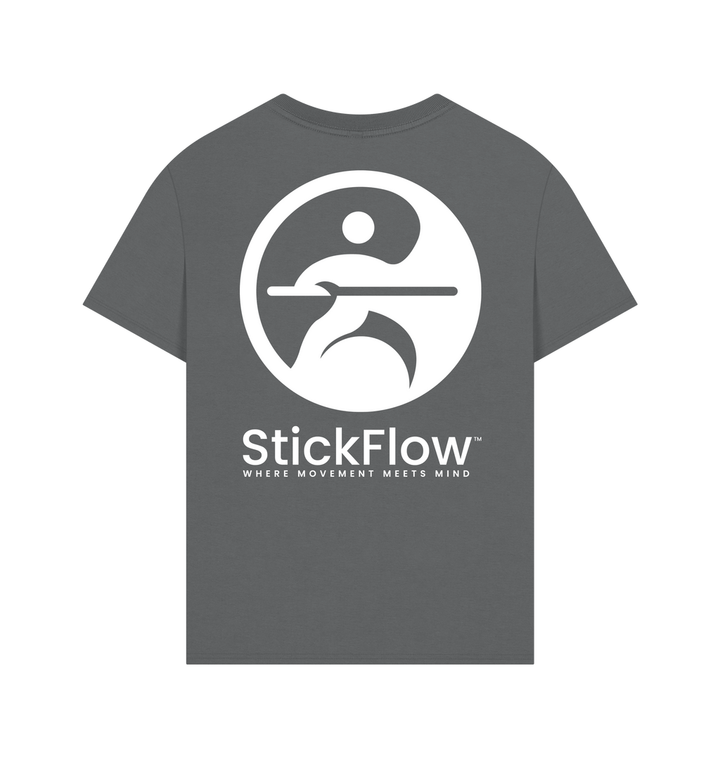 Slate Grey Printed T-shirt Back