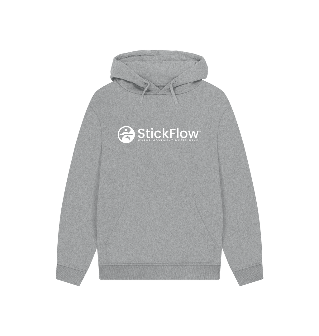 Athletic Grey Printed Hoody Front