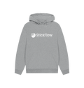 Athletic Grey Printed Hoody Front