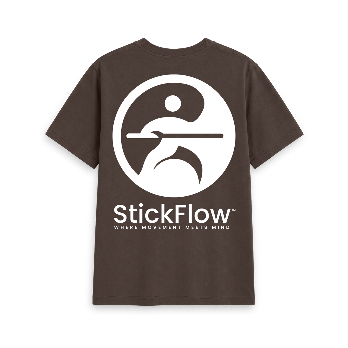 Chocolate Printed T-shirt Back