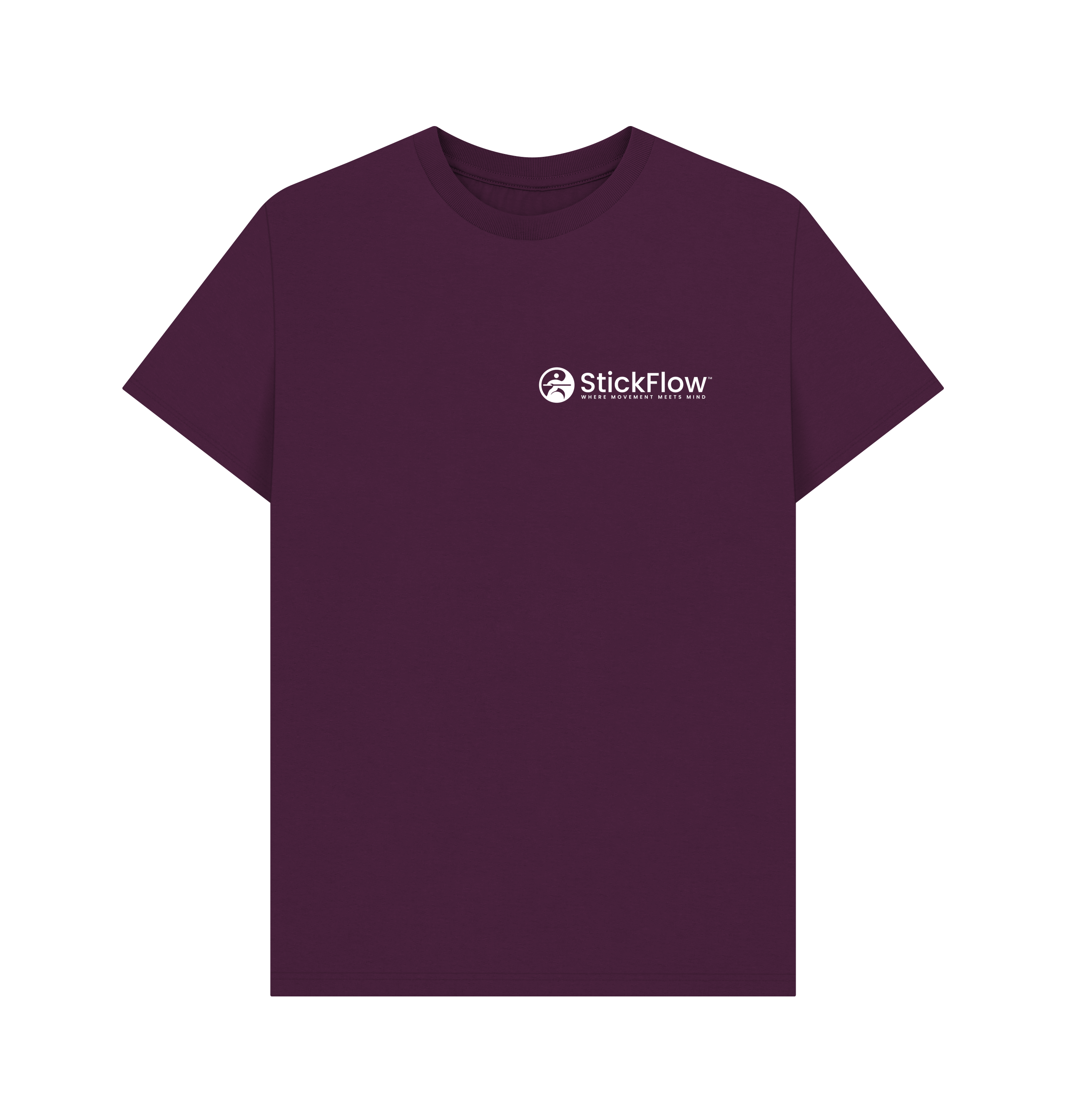 Purple Printed T-shirt Front