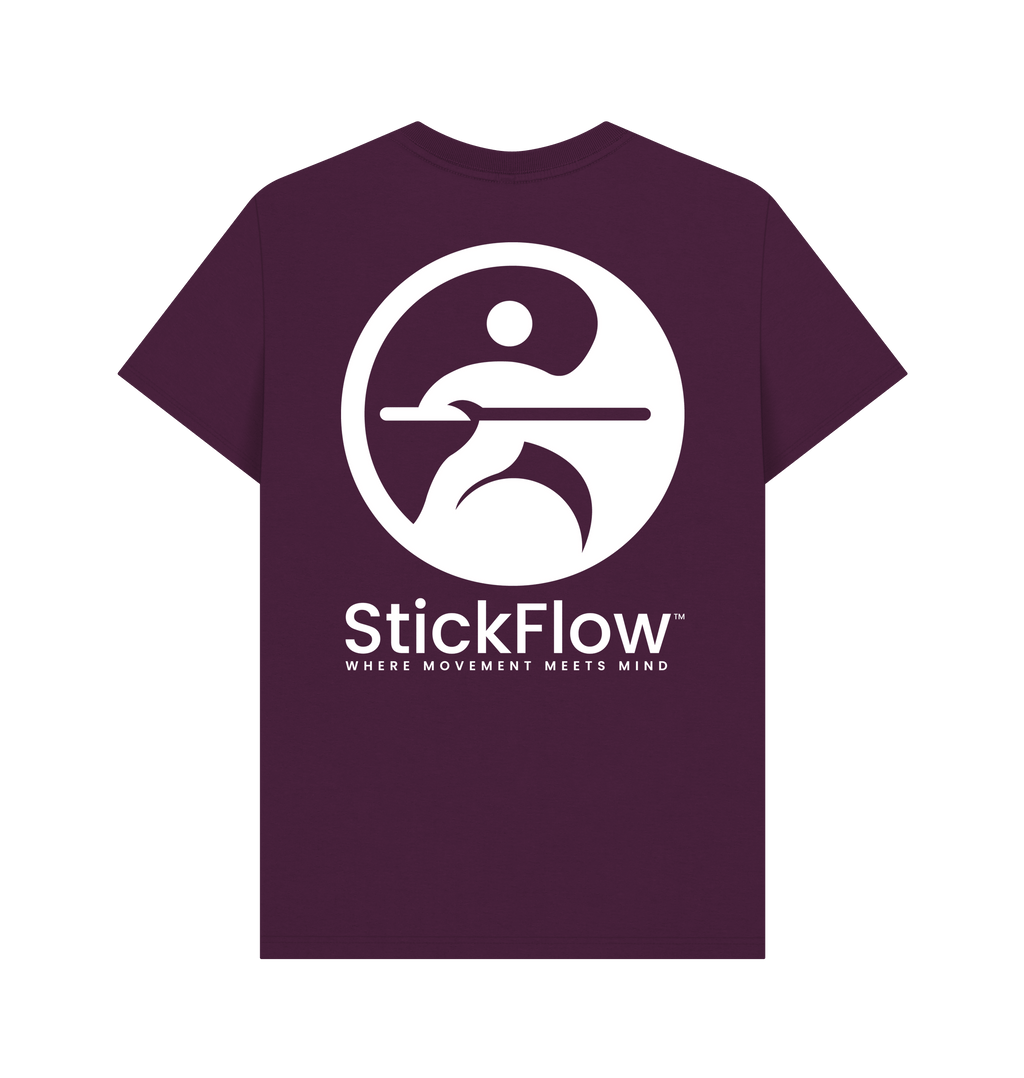 Purple Printed T-shirt Back