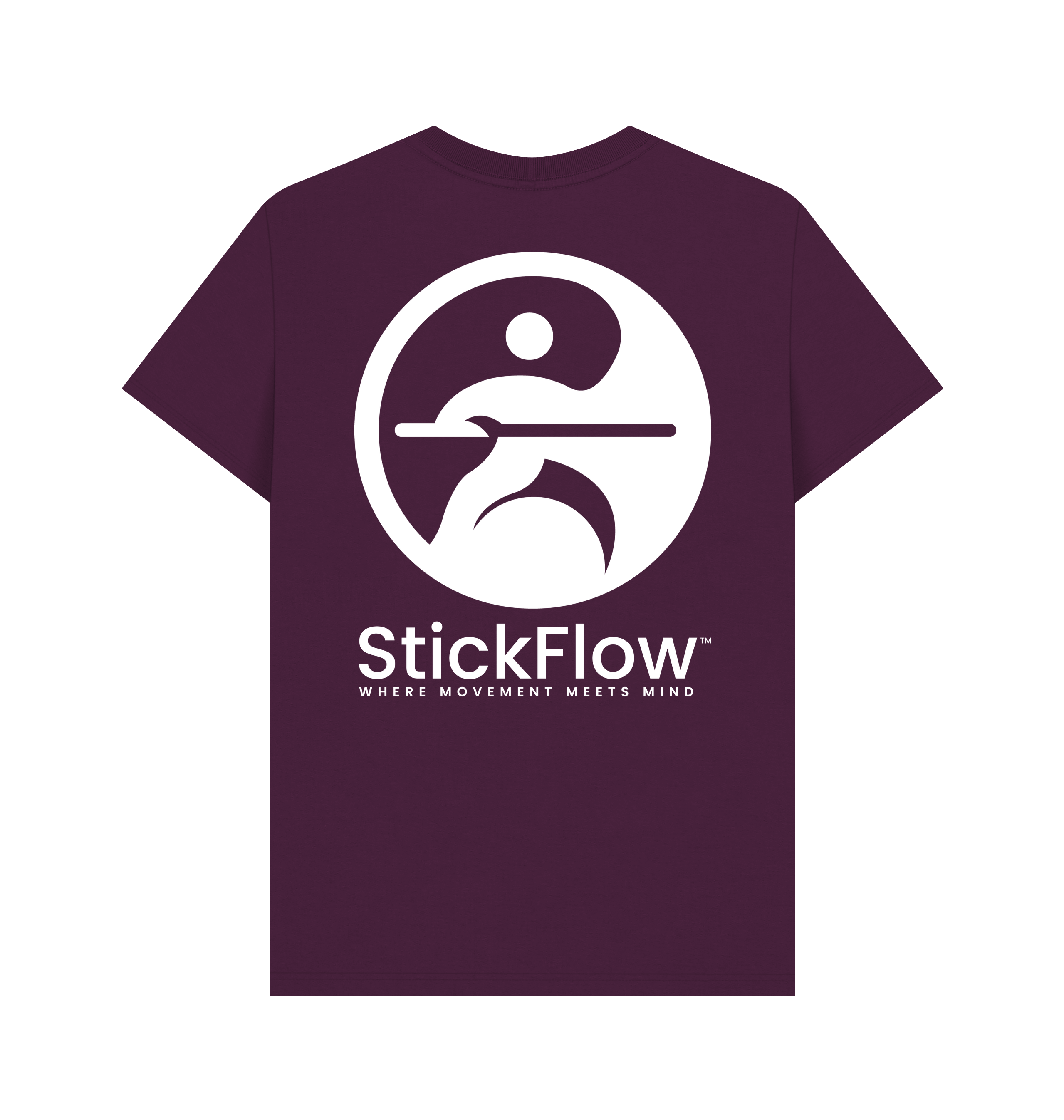 Purple Printed T-shirt Back