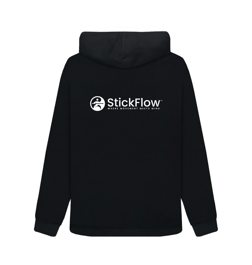 Black Zip hoody Back