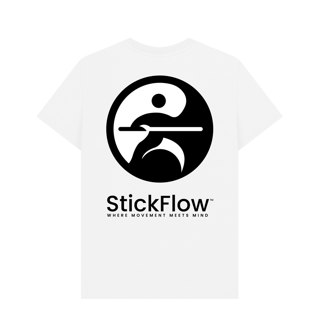 White Printed T-shirt Back