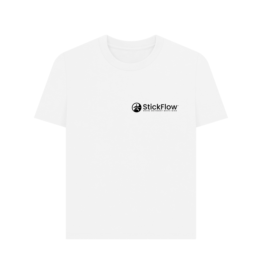 White Printed T-shirt Front