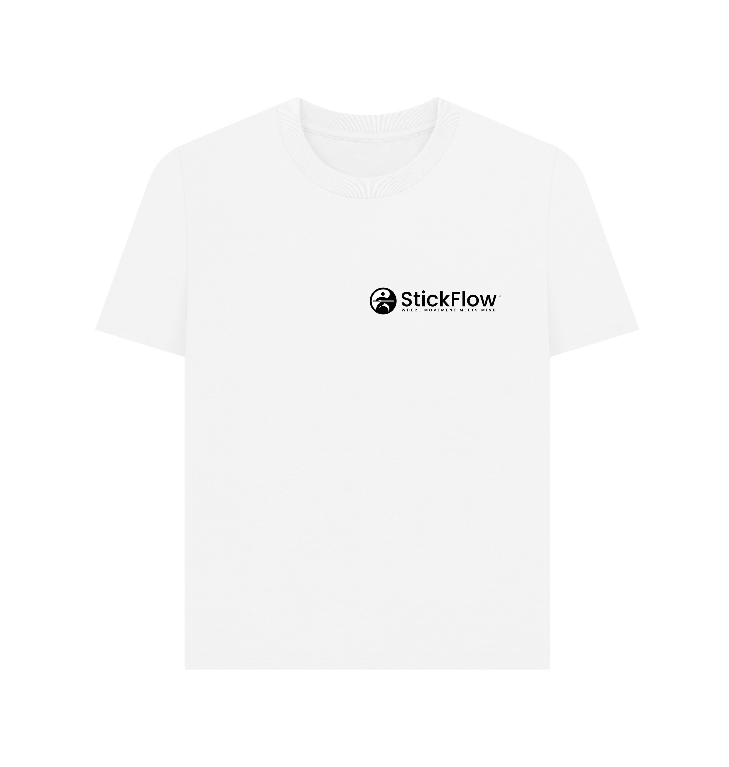 White Printed T-shirt Front