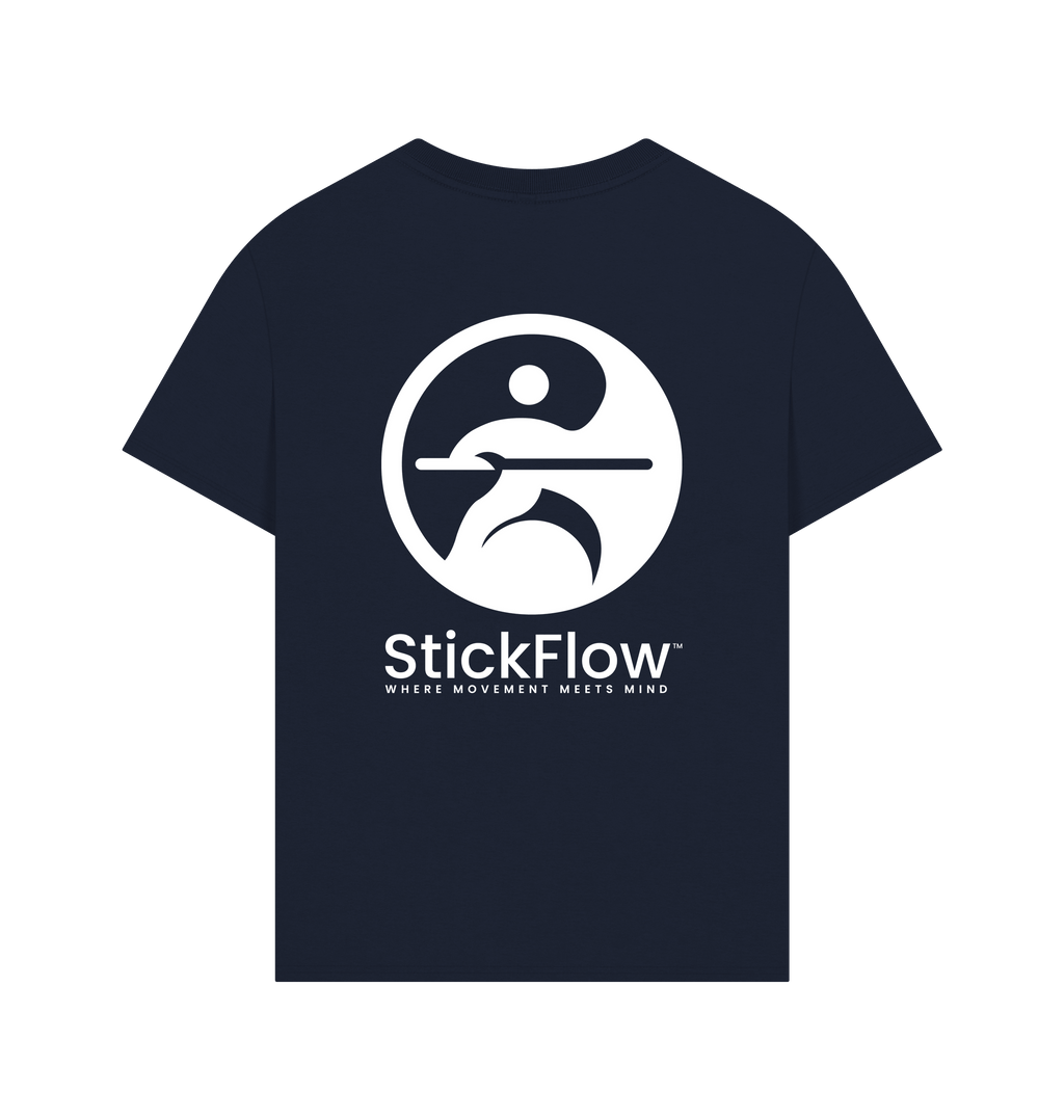 Navy Printed T-shirt Back