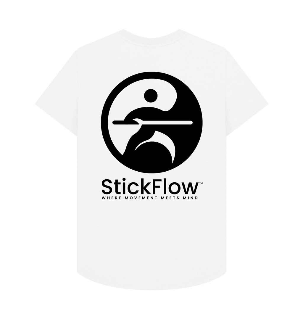 White Printed T-shirt Back