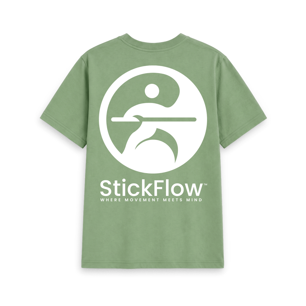 Sage Printed T-shirt Back