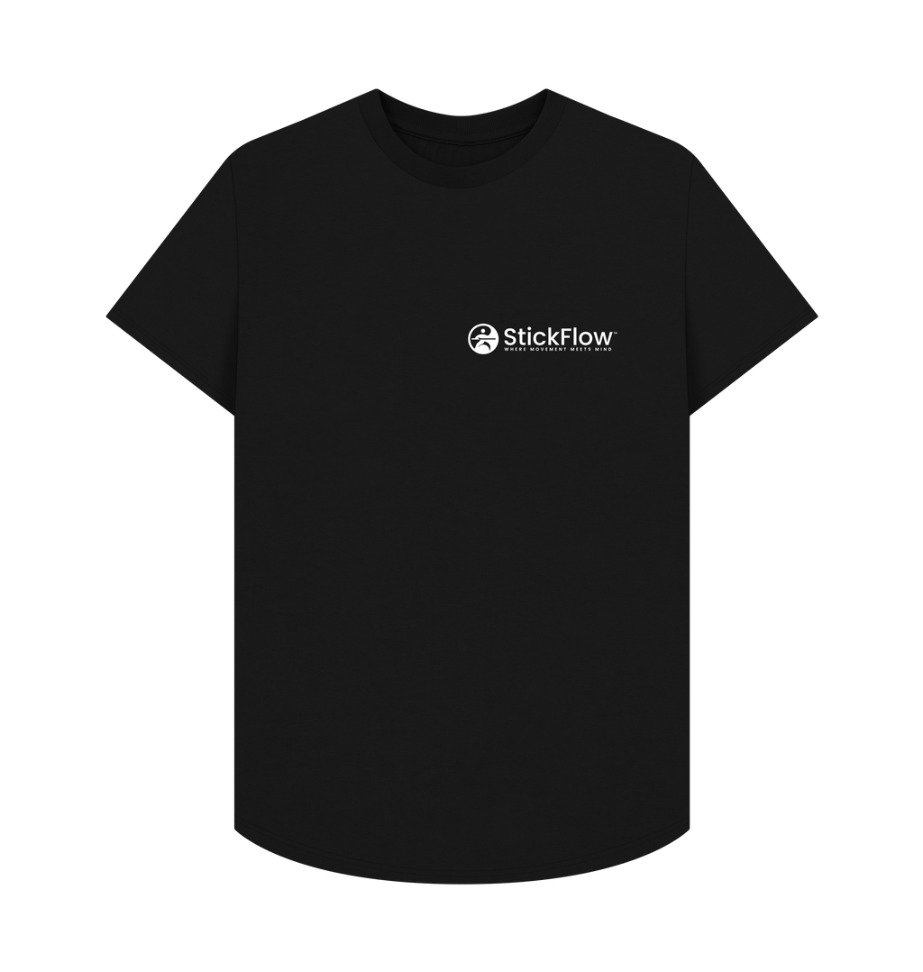 Black Printed T-shirt Front