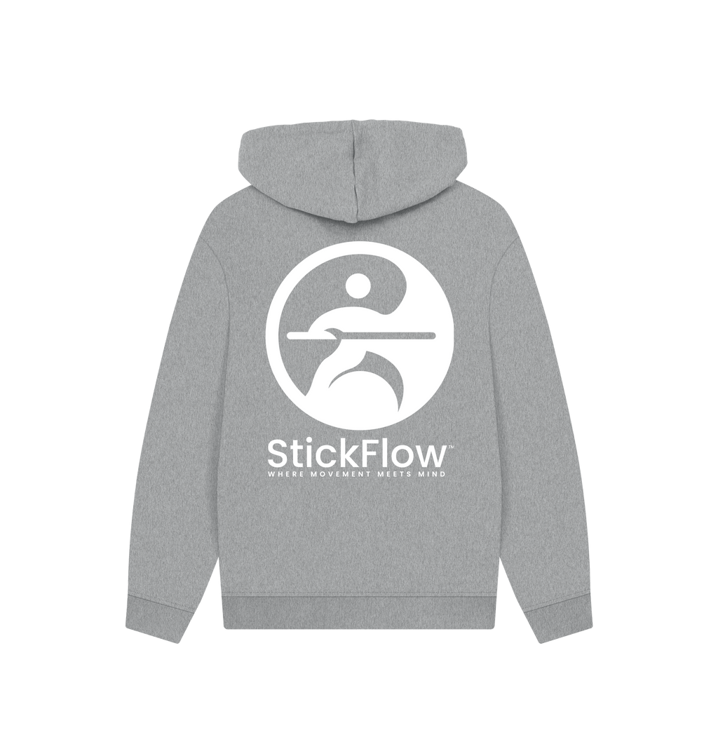 Athletic Grey Printed Hoody Back