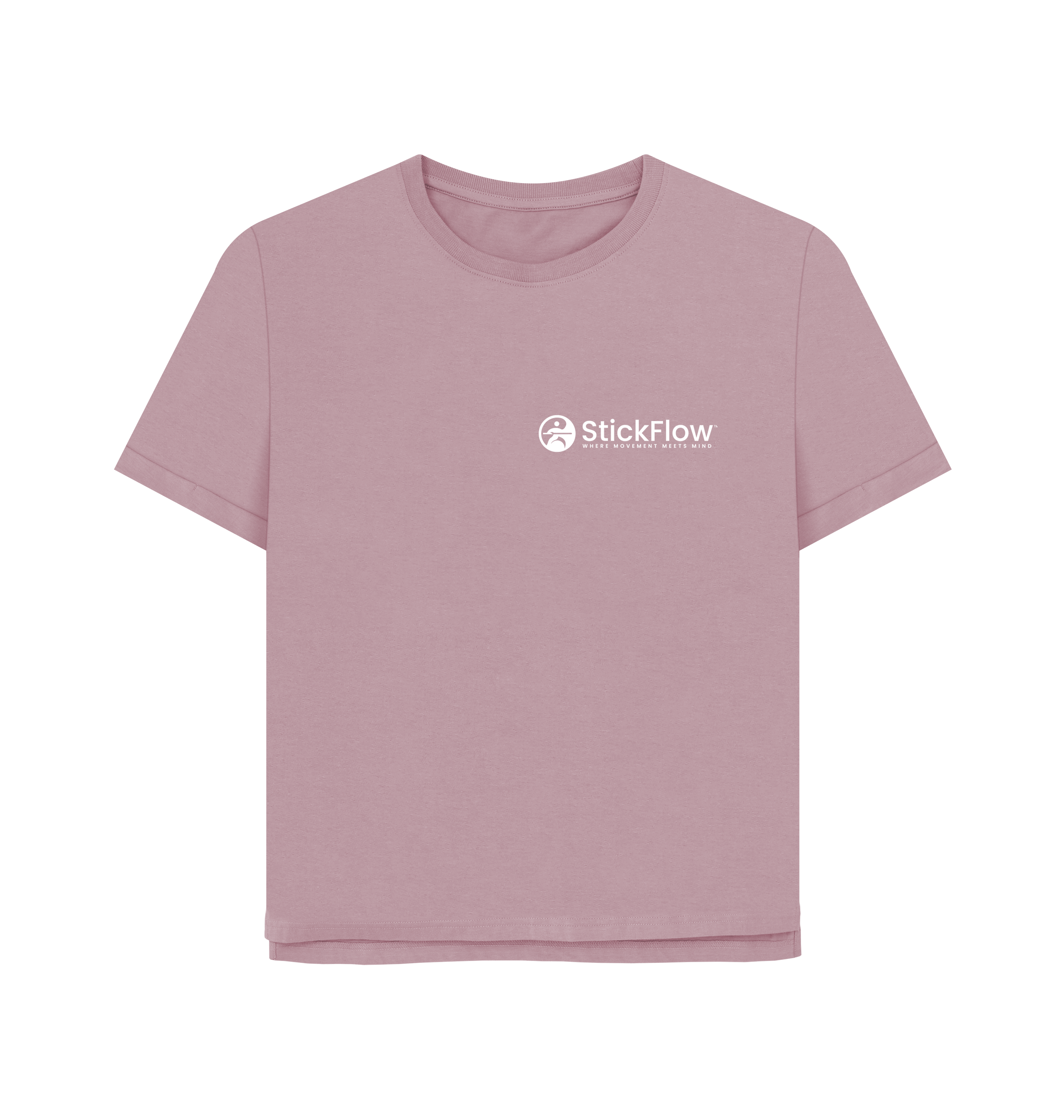 Mauve Printed T-shirt Front