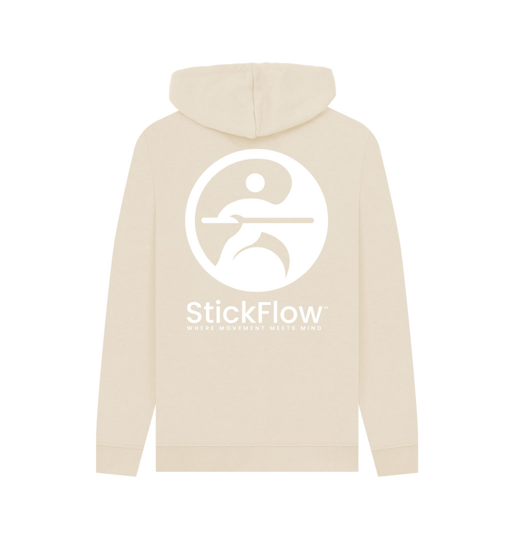 Oat Printed Hoody Back