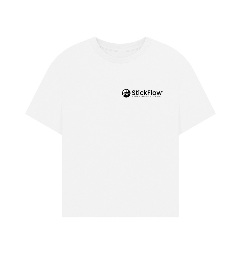 White Printed T-shirt Front