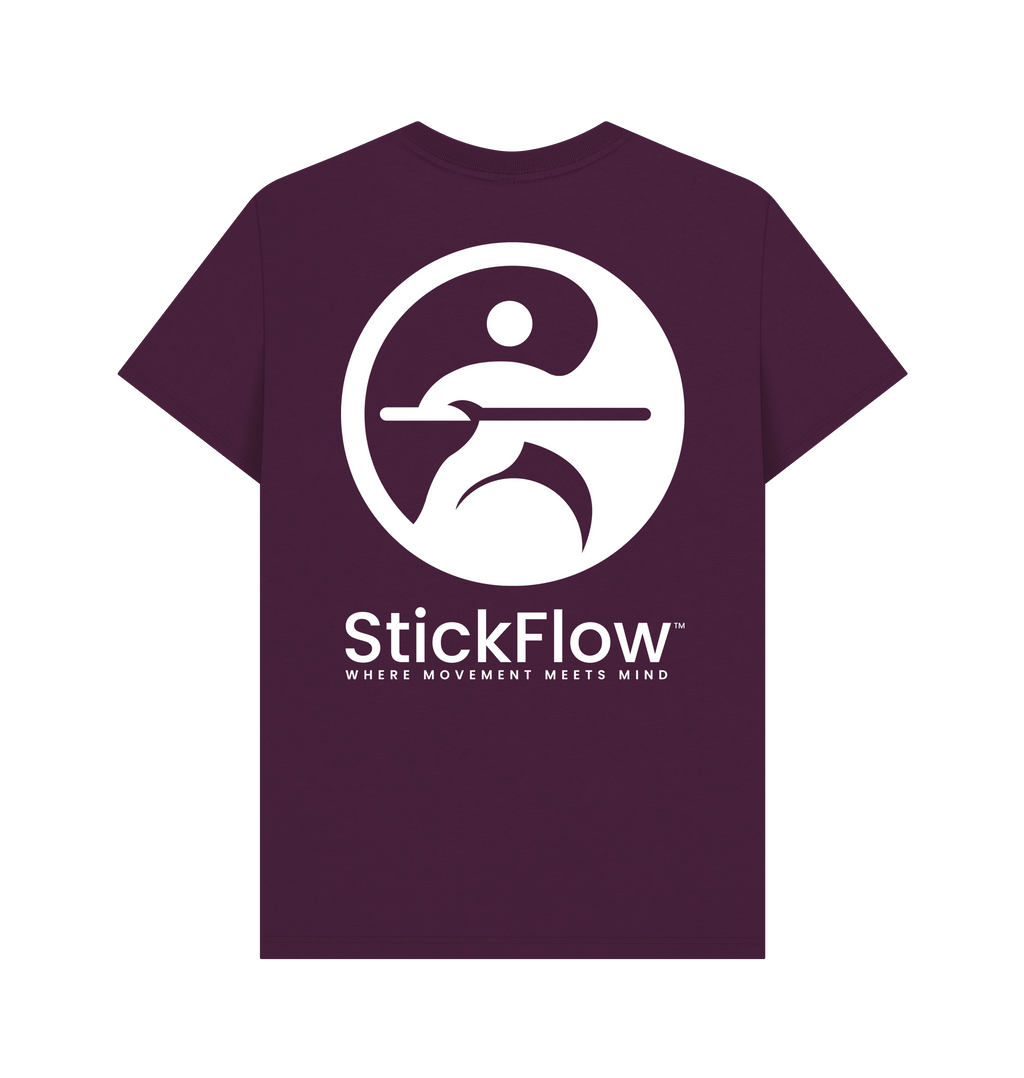 Purple Printed T-shirt Back