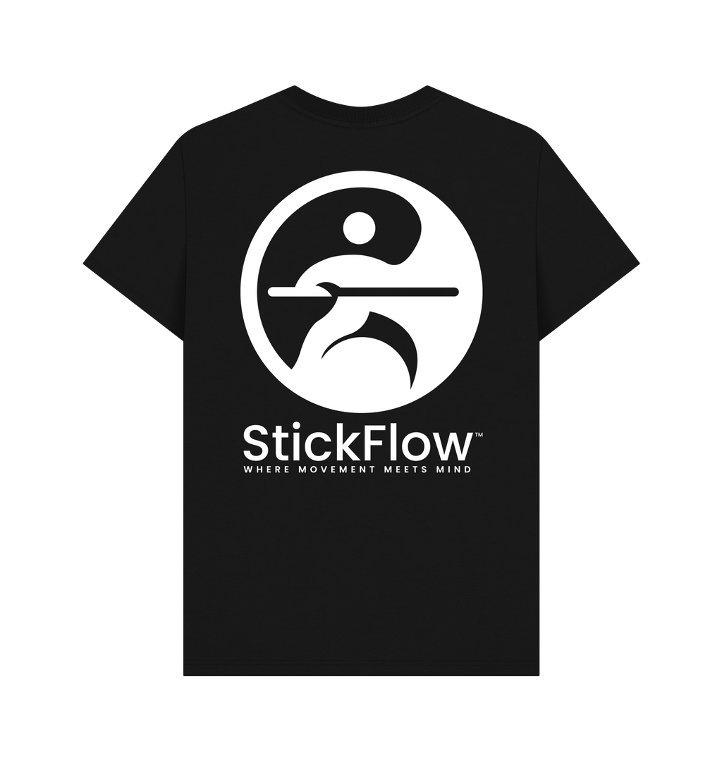 Black Printed T-shirt Back