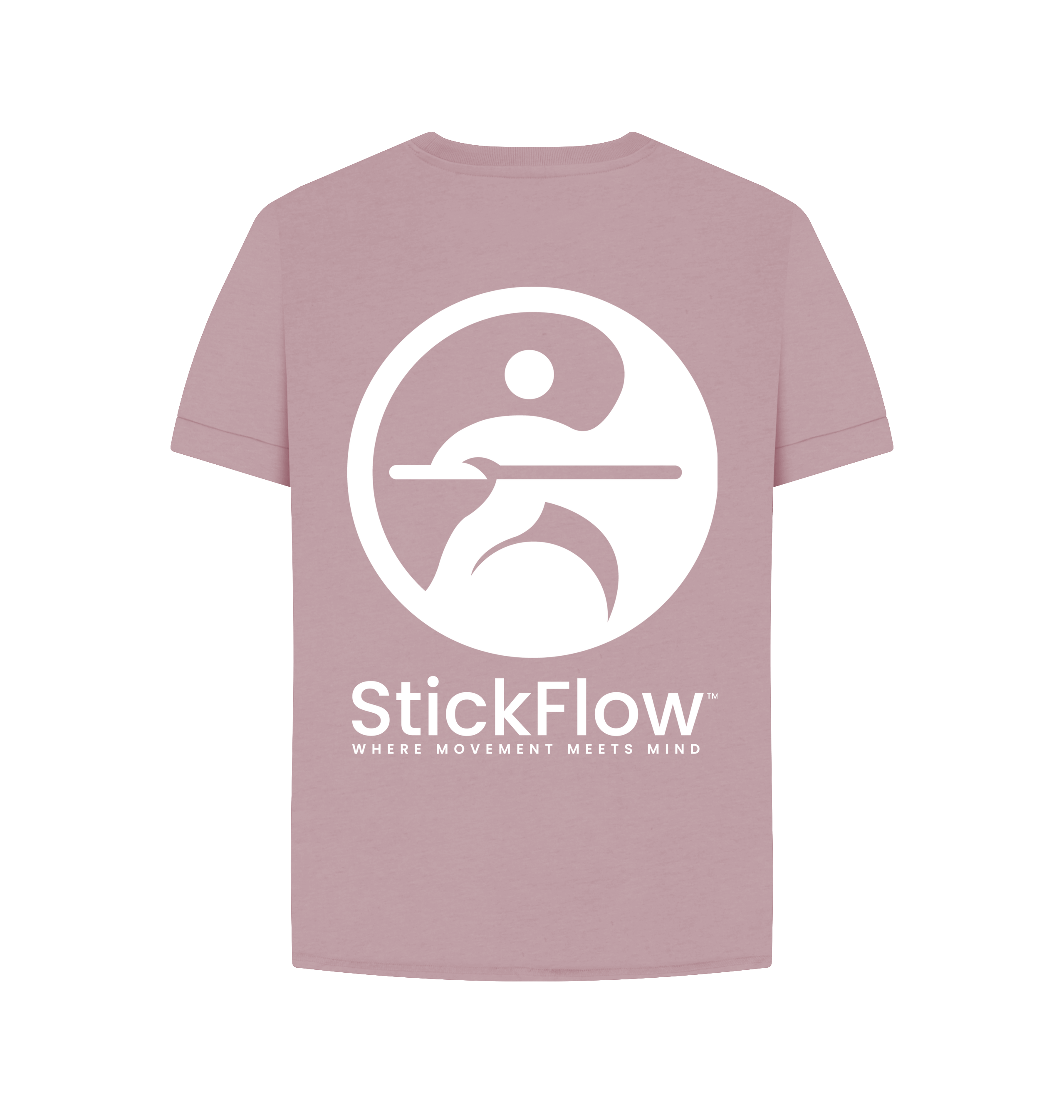 Mauve Printed T-shirt Back