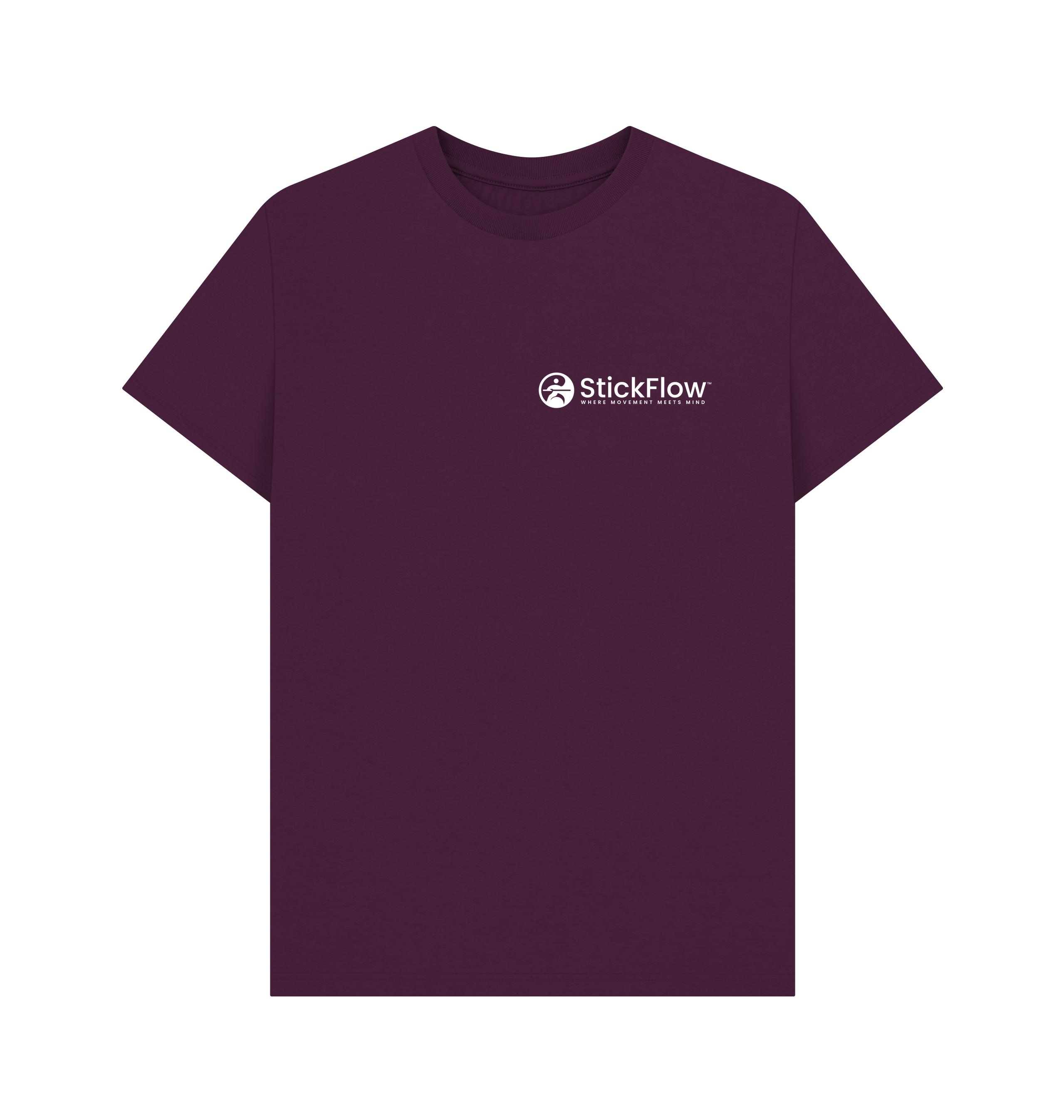 Purple Printed T-shirt Front