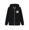 Black Zip hoody Front